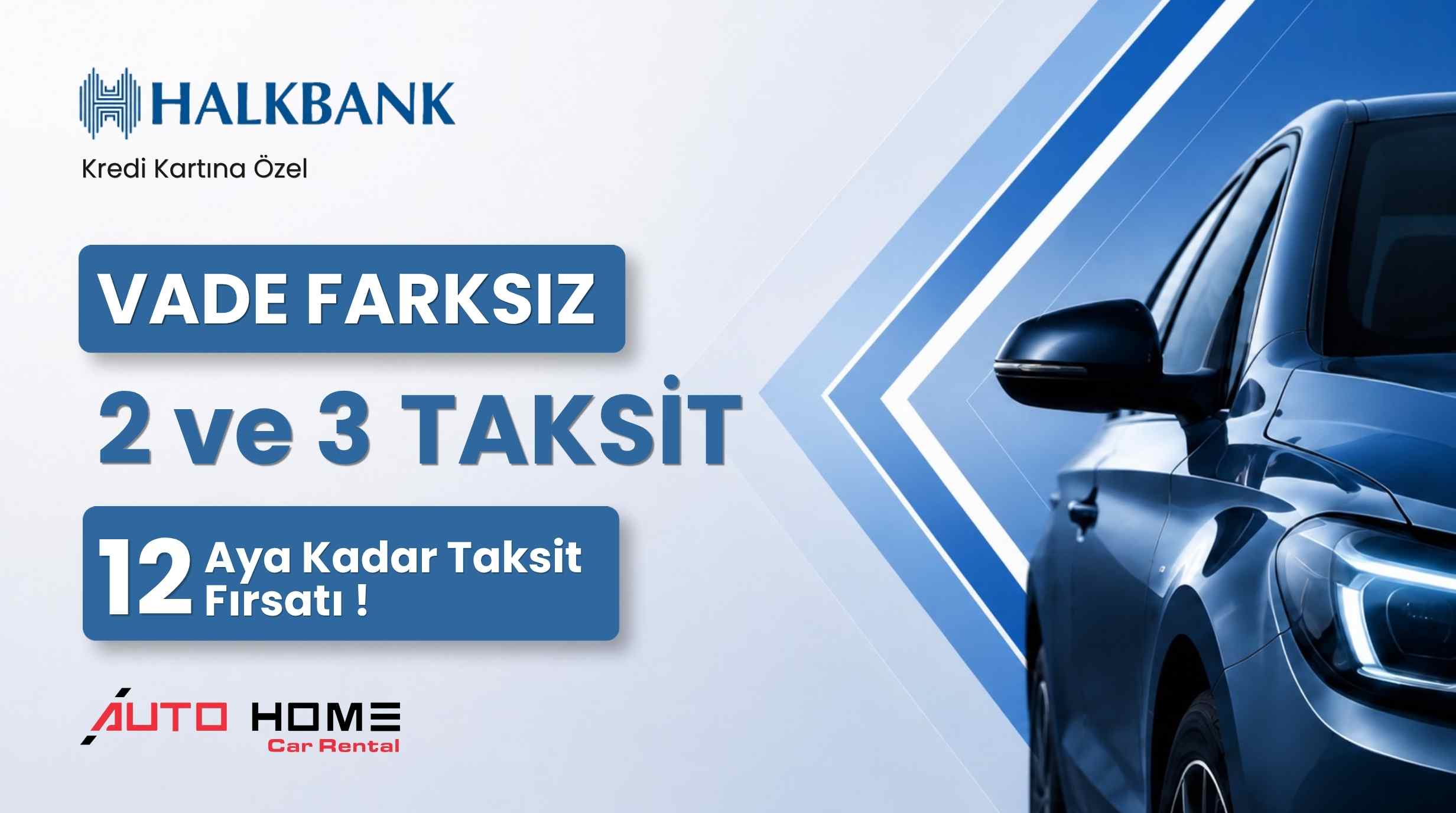 Halkbank Kredi Kartına Özel: 2 ve 3 Taksitte Vade Farksız, 12 Aya Varan Taksit İmkânı!